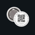 エレガントシンプル感謝していあなたビジネスqrコード マグネット<br><div class="desc">エレガントシンプル感謝していビジネスqrコード磁石</div>