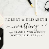 エレガントシンプル書差出人住所 セルフインキングスタンプ