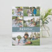 エレガントシンプル最高のパパEver Faters Day写真 シーズンカード (スタンド正面)