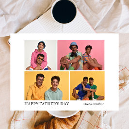 エレガントシンプル最高のパパEver Faters Day 4 photo シーズンカード