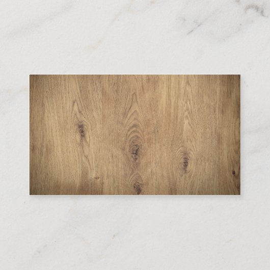 エレガントシンプル木製ホワイトコンサルタント 名刺 (裏面)