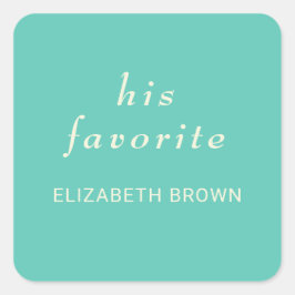 エレガントシンプル水中競技畏怖とモノグラム結婚の スクエアシール