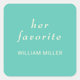 エレガントシンプル水中競技畏怖とモノグラム結婚の スクエアシール