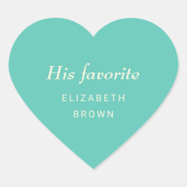 エレガントシンプル水中競技畏怖とモノグラム結婚の ハートシール