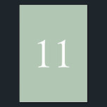 エレガントシンプル水結婚色 |テーブル番号 テーブルナンバー<br><div class="desc">私たちエレガントのシンプル水彩表番号カードは、コレクションの豪華エレガントさ、シンプル白いセリフの番号とはっきりした鮮明な緑の背景を特徴とする。私たちの店であなたのデザインとデコと完璧にペアに一致する項目を見つける。</div>