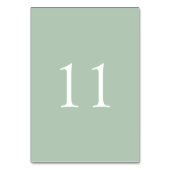 エレガントシンプル水結婚色 |テーブル番号 テーブルナンバー (裏面)