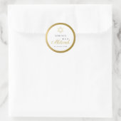 エレガントシンプル清星金ゴールドバーバルミツワー ラウンドシール (バッグ)