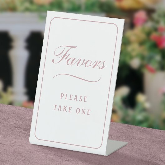 エレガントシンプル白赤面ペデスタル標識 台座サイン