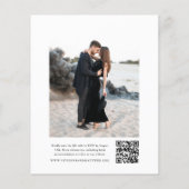 エレガントシンプル白黒バジェット結婚ズ (裏面)