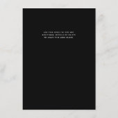 エレガントシンプル白黒ヘアサロン価格表 メニュー (裏面)