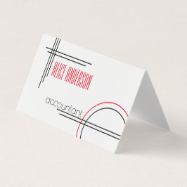 エレガントシンプル白黒モダン 名刺