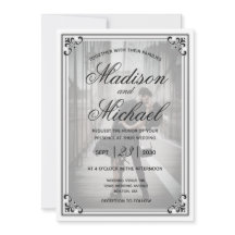 エレガントシンプル白黒結婚ズ