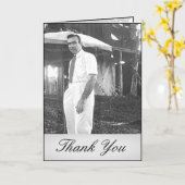 エレガントシンプル白黒 カード (黄色い花)