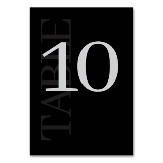 エレガントシンプル結婚は テーブルナンバー