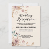 エレガントシンプル結婚式招待状披露宴 サンキューカード (正面)