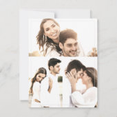 エレガントシンプル結婚式招待状 (裏面)