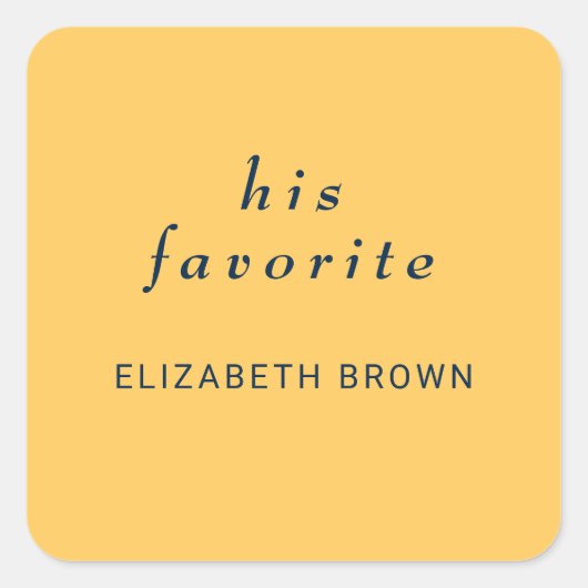 エレガントシンプル線花結婚群 スクエアシール (正面)