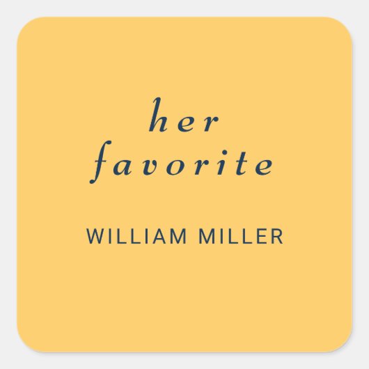 エレガントシンプル線花結婚群 スクエアシール (正面)