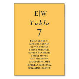 エレガントシンプル線花結婚群 テーブルナンバー