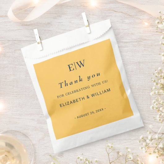 エレガントシンプル線花結婚群 フェイバーバッグ (クリップ留めされた状態)