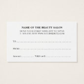 エレガントシンプル美しい (裏面)