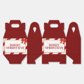 エレガントシンプル聖降誕祭お祝い子供へ箱 フェイバーボックス (見開き)