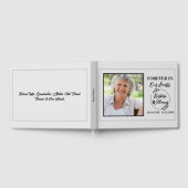 エレガントシンプル葬儀記念 ゲストブック (全面)