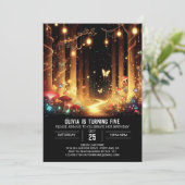 エレガントシンプル誕生日 招待状 (スタンド正面)