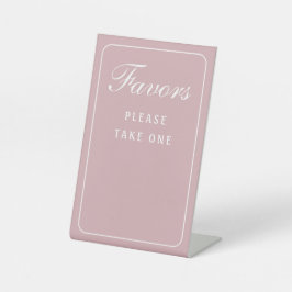 エレガントシンプル赤面ペデスタル標識 台座サイン