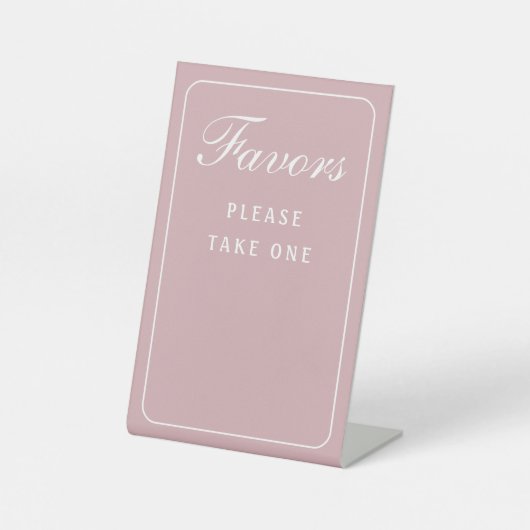 エレガントシンプル赤面ペデスタル標識 台座サイン (正面)