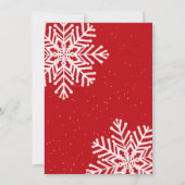 エレガントシンプル金ゴールドアーチクリスマスパーティー 招待状 (裏面)