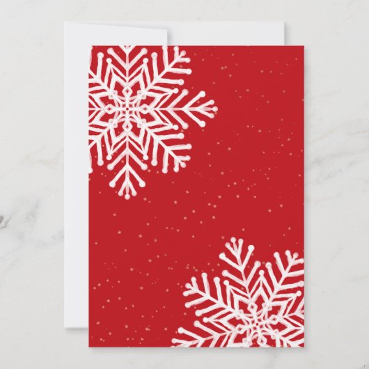 エレガントシンプル金ゴールドアーチクリスマスパーティー 招待状 (裏面)