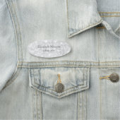 エレガントシンプル銀 名札 (インサイチュ)