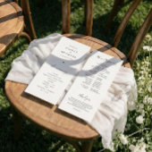 エレガントシンプル黒と白のハート結婚 プログラム