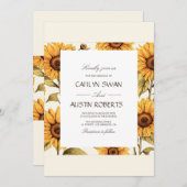 エレガントシンプル 招待状 (正面/裏面)