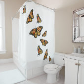 エレガントシンプル（昆虫）オオカバマダラ、モナーク シャワーカーテン (インサイチュ)
