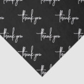 エレガントシンプルBlack Thank You Small Business 薄葉紙 (詳細)
