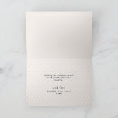 エレガントシンプルMerry Christmas Script Non Photo Ho シーズンカード (内部)