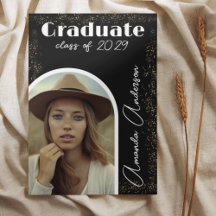 エレガントシンプルScript Arch Photo金ゴールド卒業