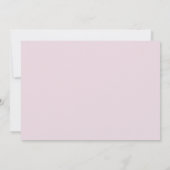 エレガントシンプルScript Pink葬式サンキューカード 招待状 (裏面)