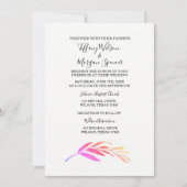 エレガントシンプルScript Same-sex wedding invite 招待状 (正面)