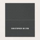 エレガントシンプルTexture Gray Consultant 名刺 (外部フラット)