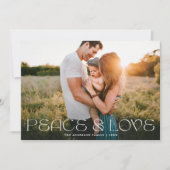 エレガントシンプルType Peace & Love Photo シーズンカード (正面)