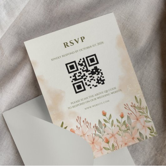 エレガントシンプルWildflower RSVP