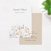 エレガントシンプルWildflowers Earring Display Card (デスク)