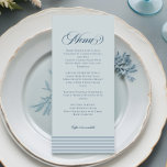 エレガントシーサイドコーストストライプブルー結婚ズ メニュー<br><div class="desc">シーサイド結婚コーストブルーエレガントのメニューでコーストのタブレッ結婚プを完成しよう。青い背景淡い色のにクラシック中青のタイポグラフィと洗練されたネイビーストライプブルーのテーマを取り入れ、美しく海のを補航海のう。洗練と魅力のバランスを完璧に取り、簡単からレイアウトでエレガントお客様のダイニングセレクションを読表示する。おカスタマイズ客様の特別な日に個人touchを追加するためのメニュー詳細と。お客スタイリッシュ様を楽しみながら、披露宴の装飾を強化する追加！</div>