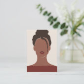 エレガントジュエリーイヤリング表示カード コーリングカード (スタンド正面)