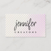 エレガントジュエリーデザイナー真珠 – ビーズ コーリングカード (正面)