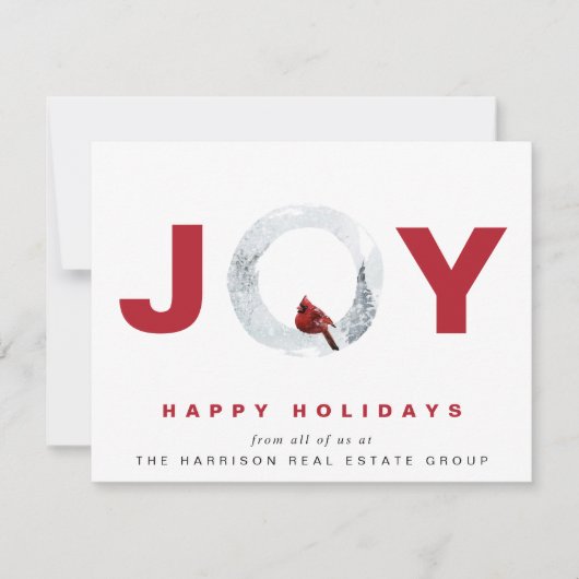 エレガントジョイ水の色のクリ企業のスマス シーズンカード (正面)