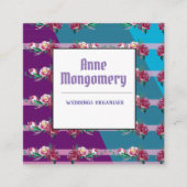 エレガントスクアスタイリッシューク名刺 スクエア名刺 (正面)